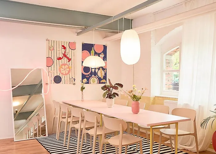 Platz Fuer Alle - Geschmackvolle Gruppenunterkunft In Лейпциг